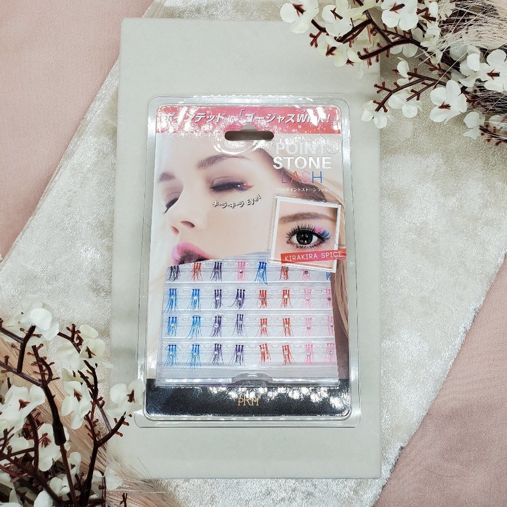 PRM Blue/Purple/Pink/Red Gemstone Rainbow Lashes [Japanese Edition] [NWOT]